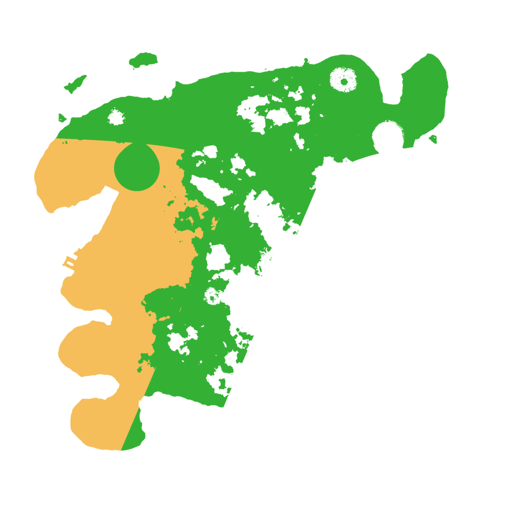 Biome Rust Map: Procedural Map, Size: 3000, Seed: 69038899