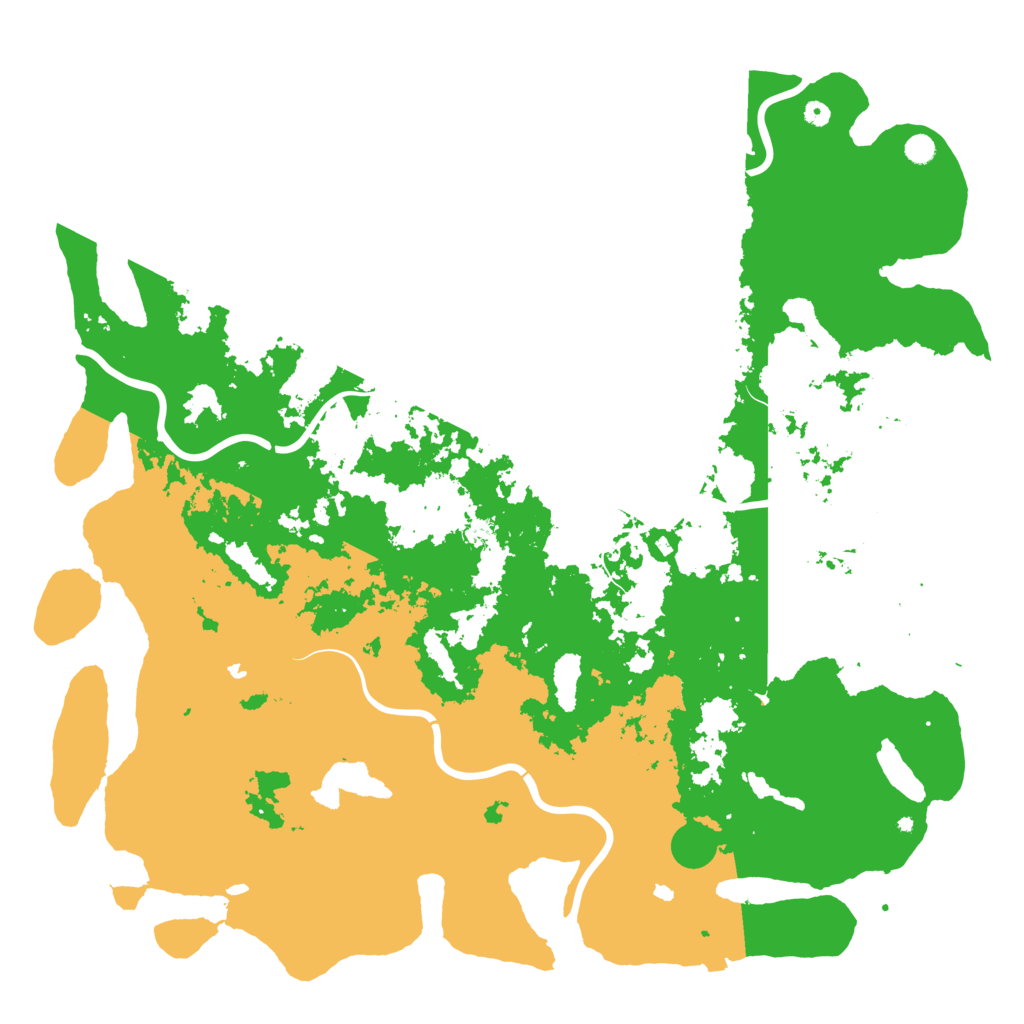 Biome Rust Map: Procedural Map, Size: 6000, Seed: 2356