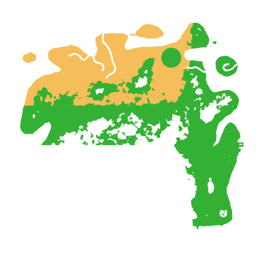 Biome Rust Map: Procedural Map, Size: 3500, Seed: 1875039089