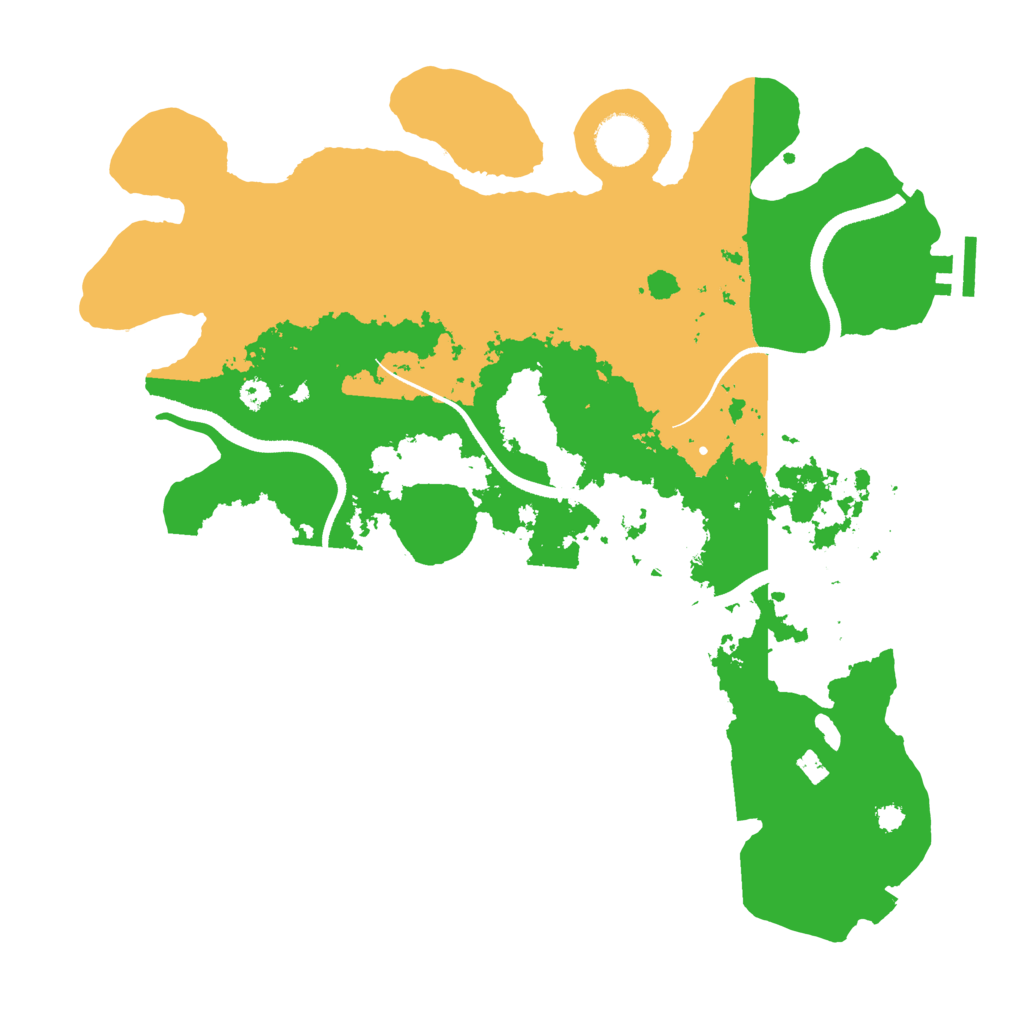 Biome Rust Map: Procedural Map, Size: 3450, Seed: 13131