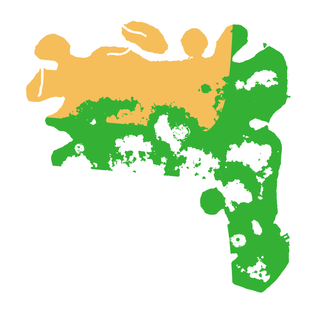 Biome Rust Map: Procedural Map, Size: 3450, Seed: 13131