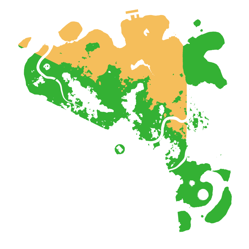 Biome Rust Map: Procedural Map, Size: 4000, Seed: 1382399045