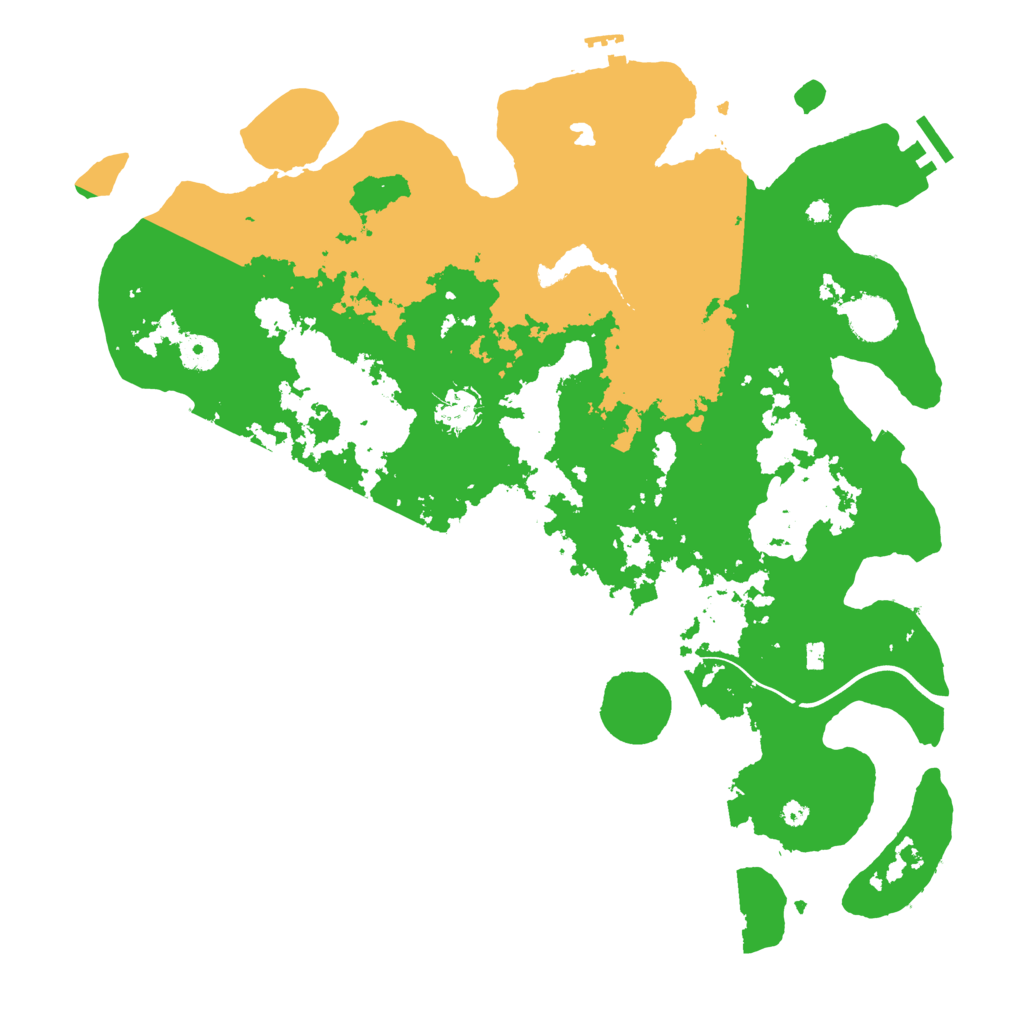 Biome Rust Map: Procedural Map, Size: 4000, Seed: 1382399045