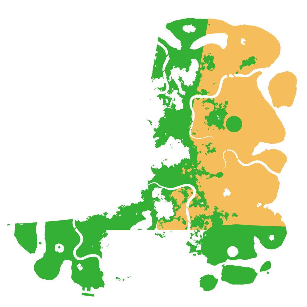 Biome Rust Map: Procedural Map, Size: 5000, Seed: 20241