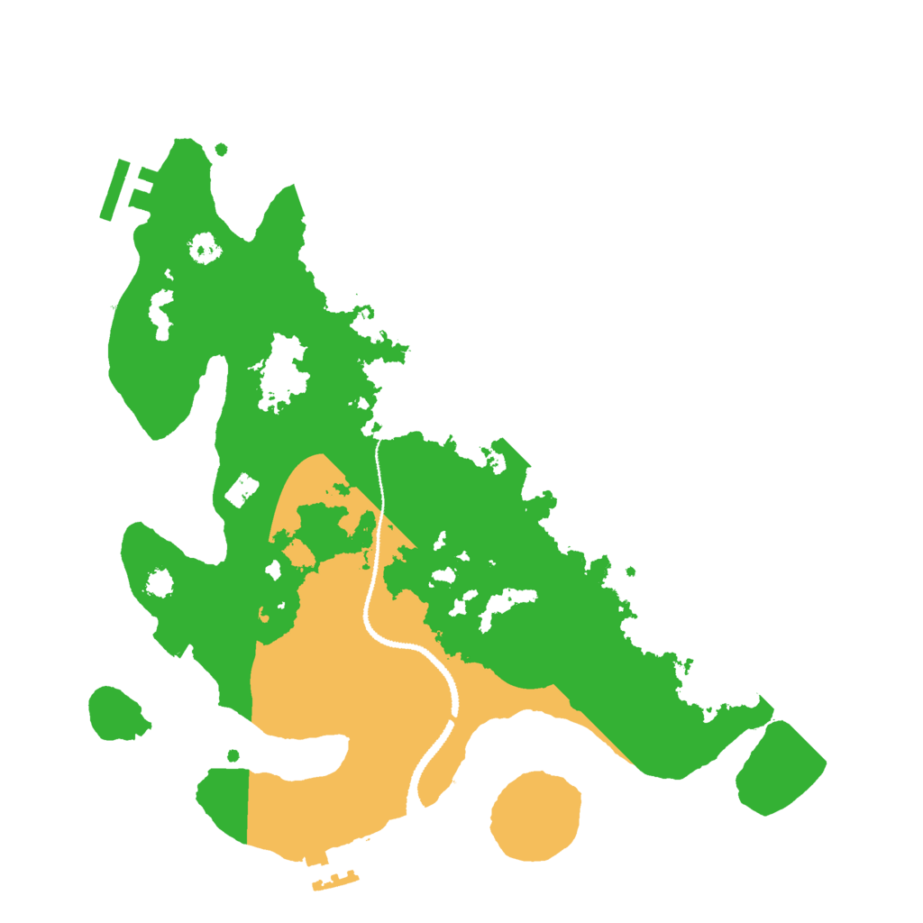 Biome Rust Map: Procedural Map, Size: 3000, Seed: 2041284821