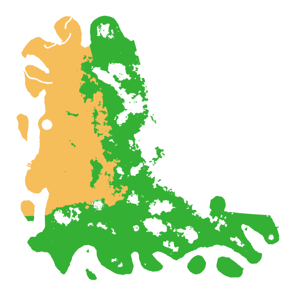 Biome Rust Map: Procedural Map, Size: 5000, Seed: 49813