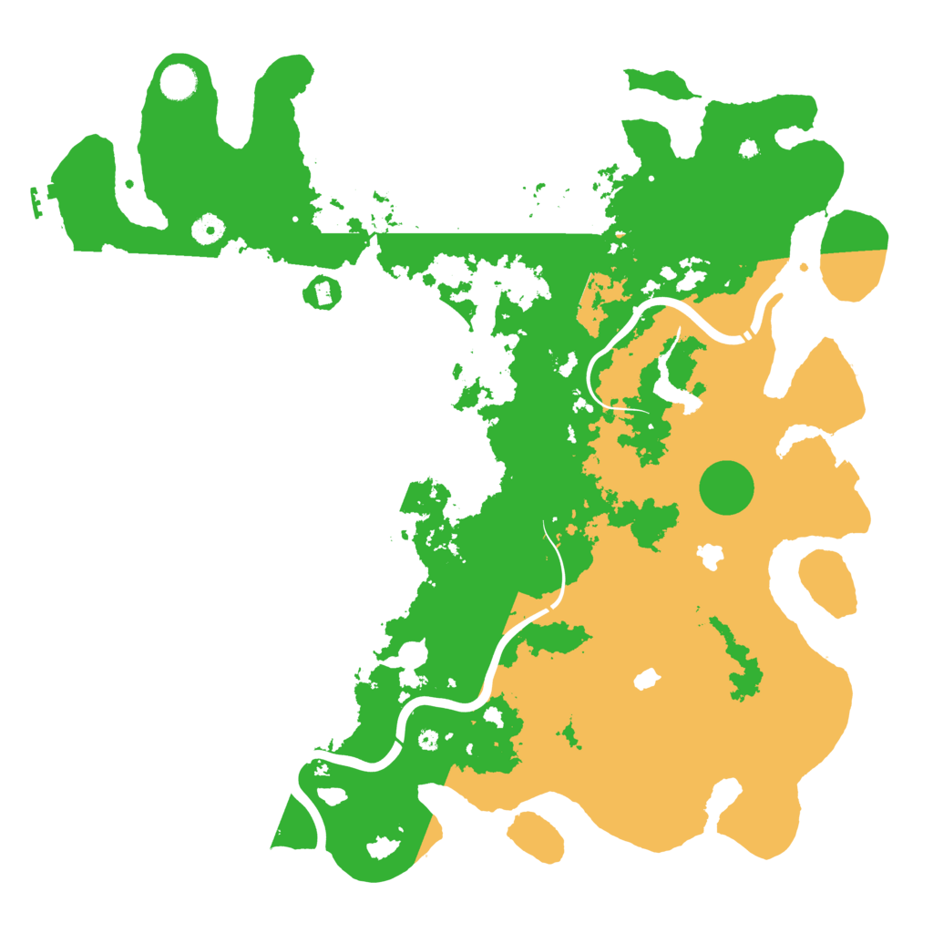 Biome Rust Map: Procedural Map, Size: 4500, Seed: 46348280