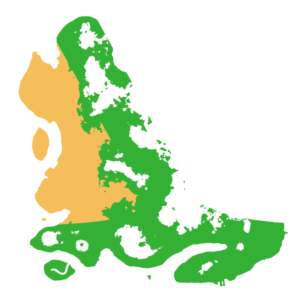 Biome Rust Map: Procedural Map, Size: 3700, Seed: 208194589