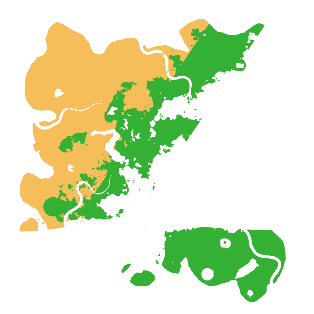 Biome Rust Map: Procedural Map, Size: 4500, Seed: 887344039