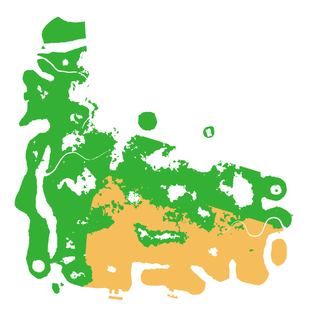Biome Rust Map: Procedural Map, Size: 4500, Seed: 1739263825
