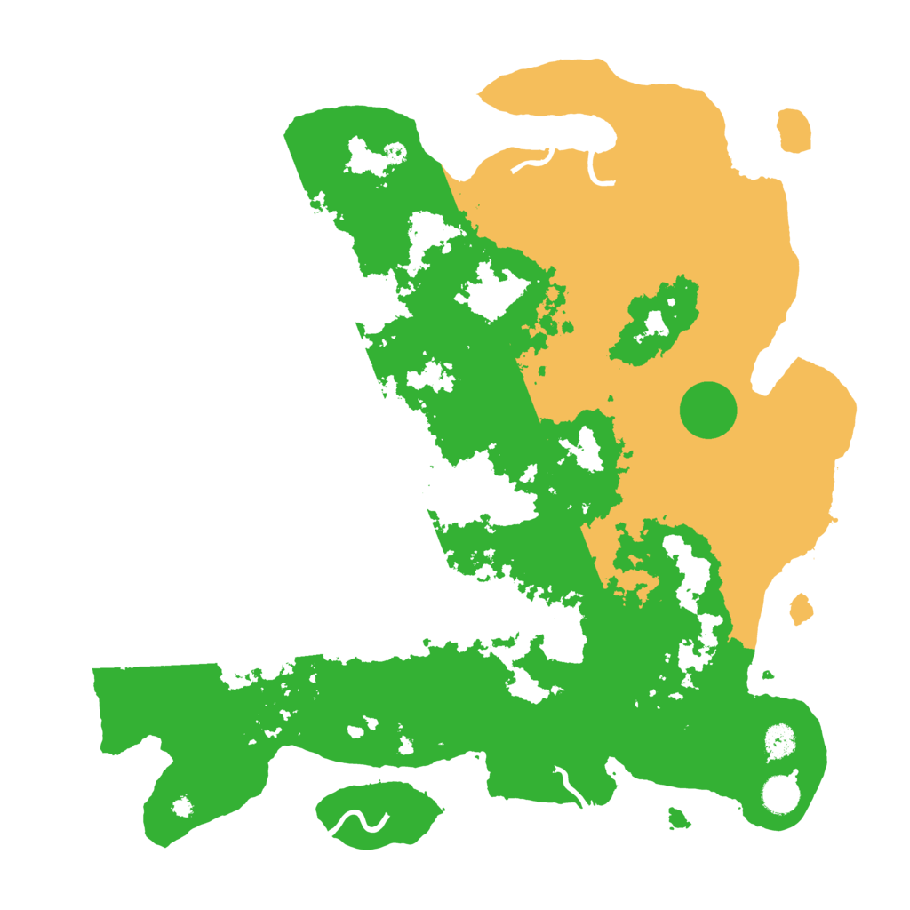 Biome Rust Map: Procedural Map, Size: 4200, Seed: 2240