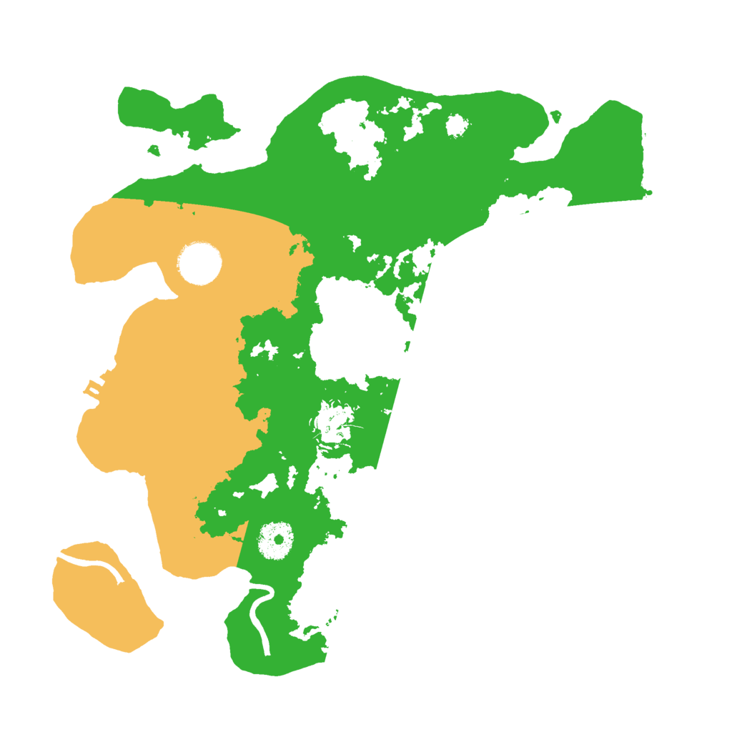 Biome Rust Map: Procedural Map, Size: 3000, Seed: 582384766