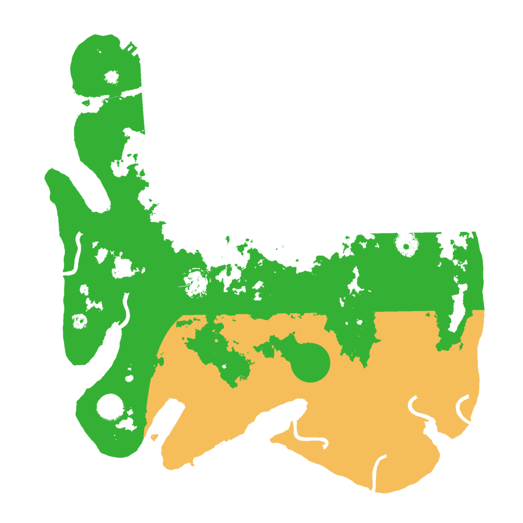 Biome Rust Map: Procedural Map, Size: 3500, Seed: 694324838