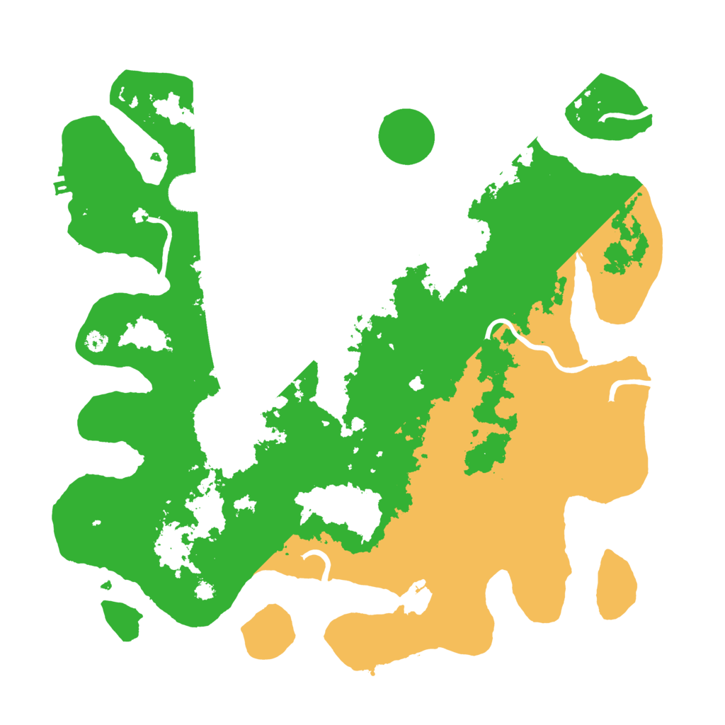 Biome Rust Map: Procedural Map, Size: 3500, Seed: 19148163