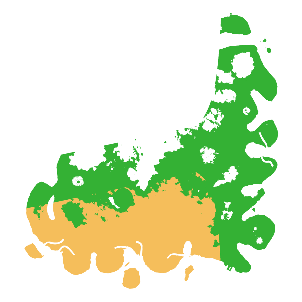 Biome Rust Map: Procedural Map, Size: 4250, Seed: 551334691