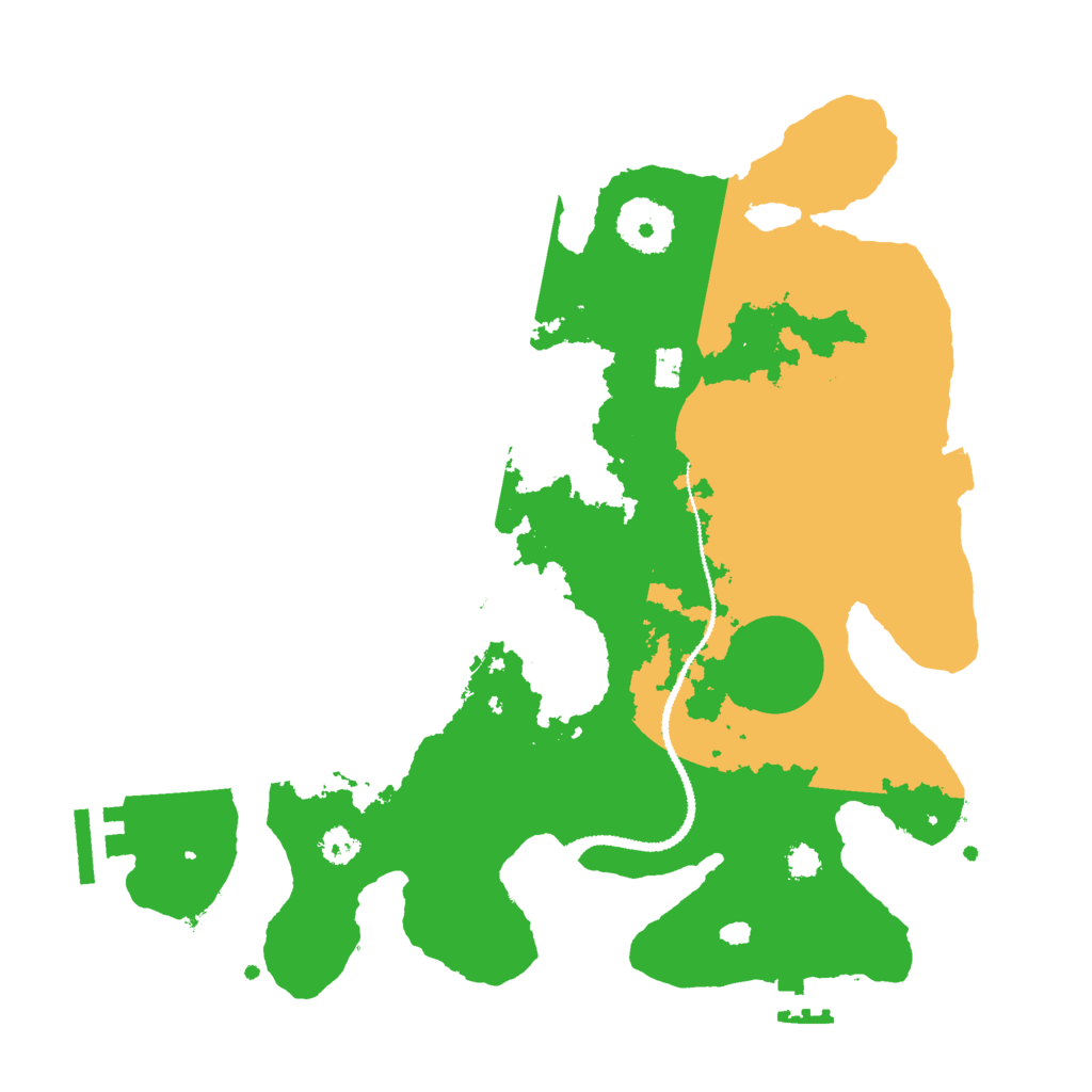 Biome Rust Map: Procedural Map, Size: 2950, Seed: 32622