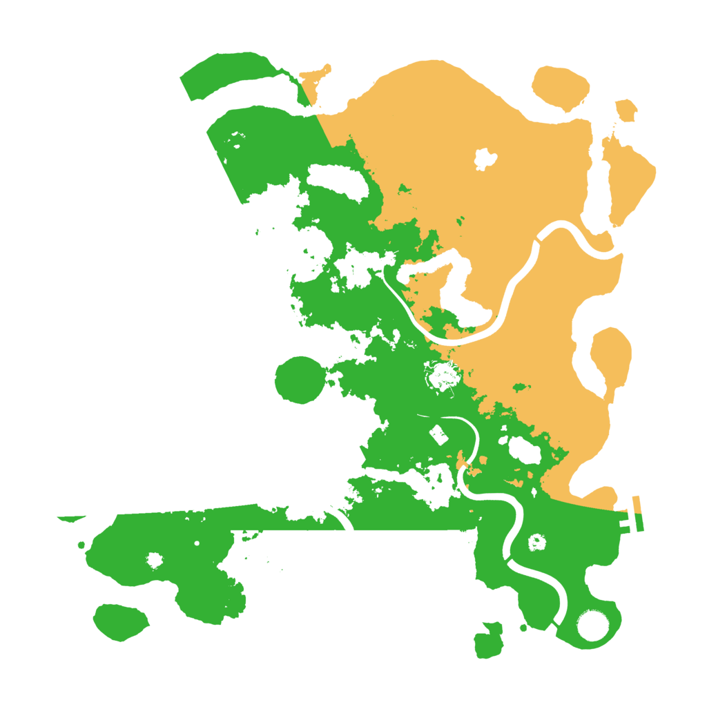 Biome Rust Map: Procedural Map, Size: 4000, Seed: 575246758