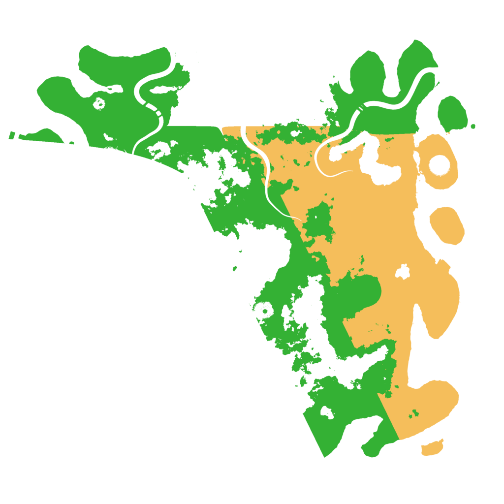 Biome Rust Map: Procedural Map, Size: 4300, Seed: 1123483265