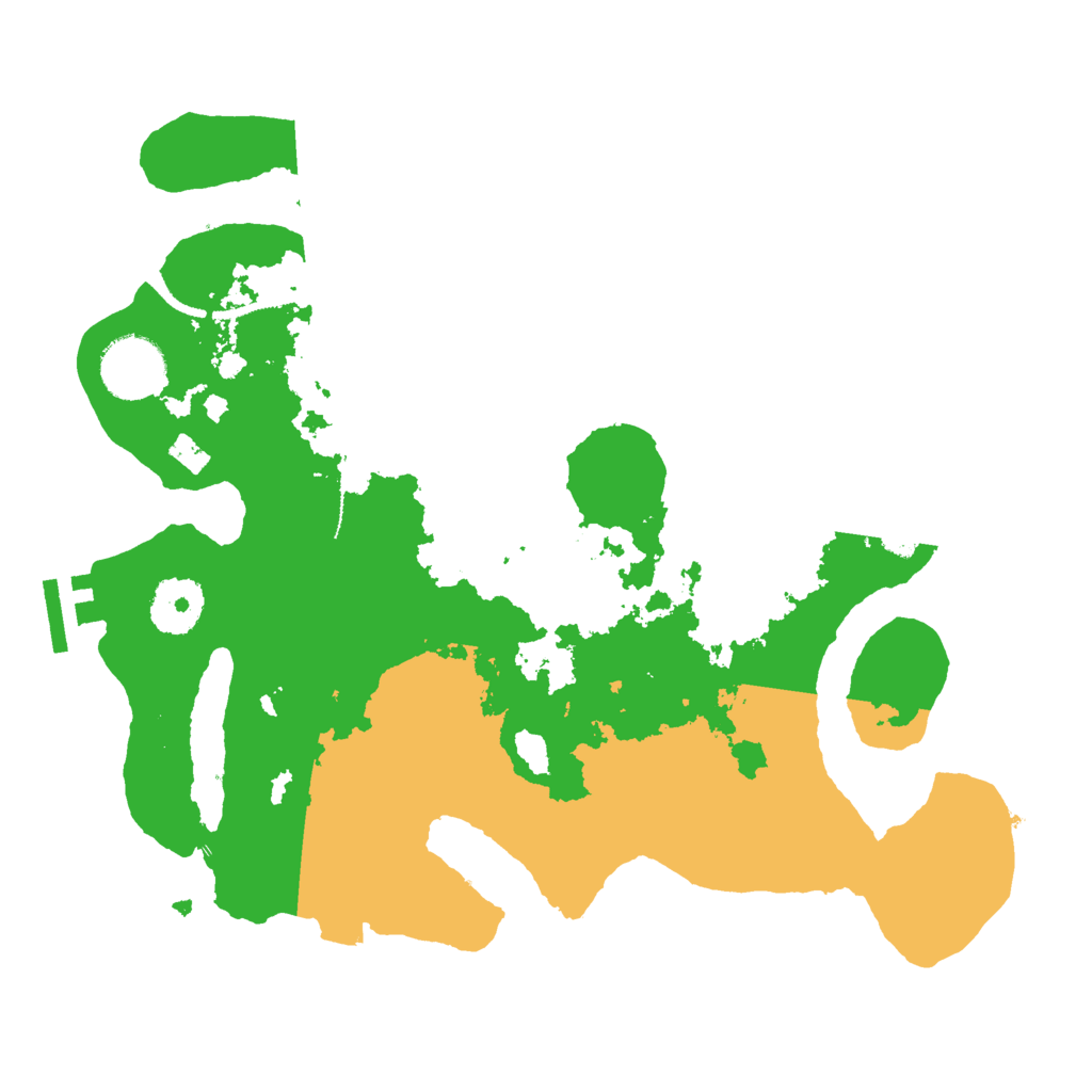 Biome Rust Map: Procedural Map, Size: 3000, Seed: 4632