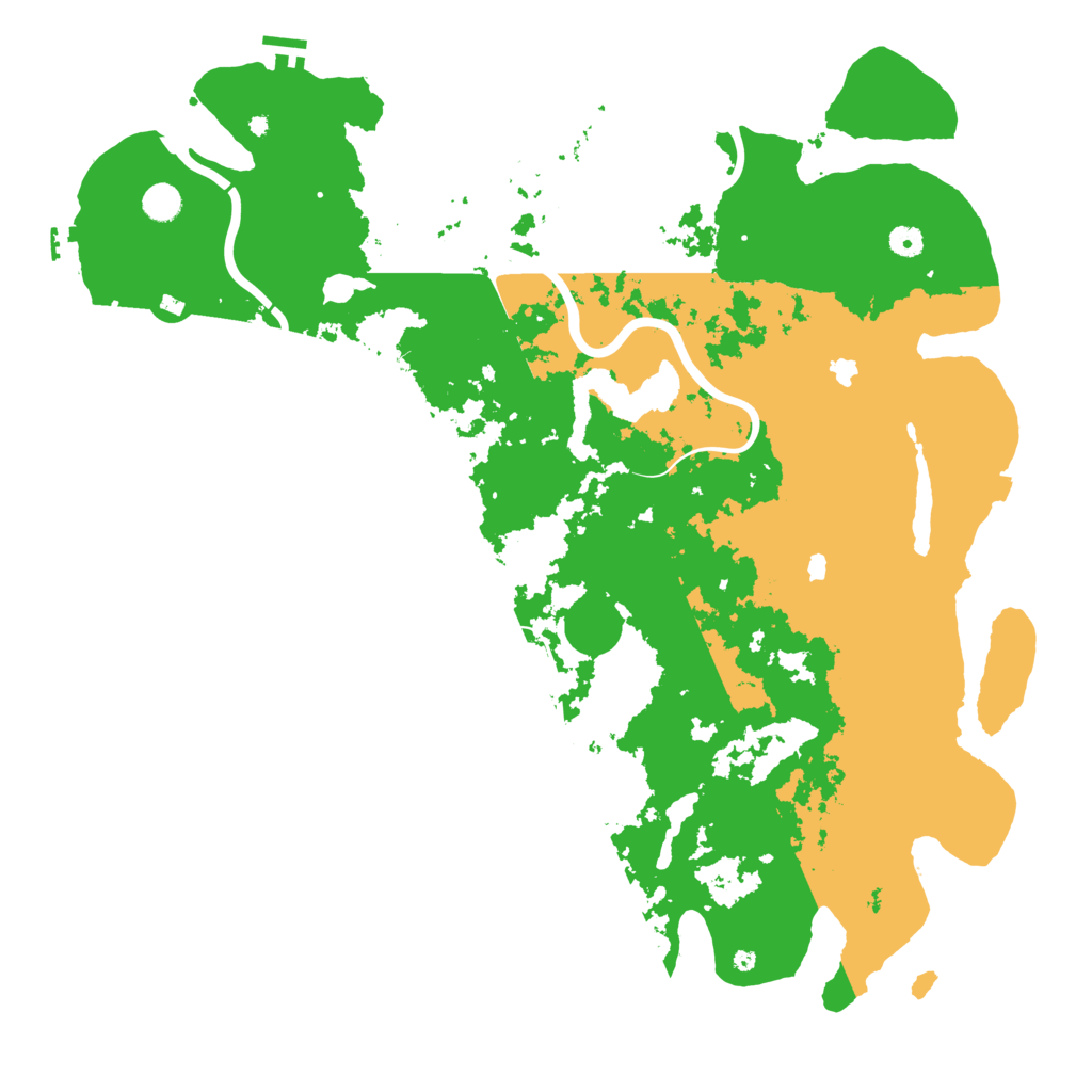 Biome Rust Map: Procedural Map, Size: 5000, Seed: 32