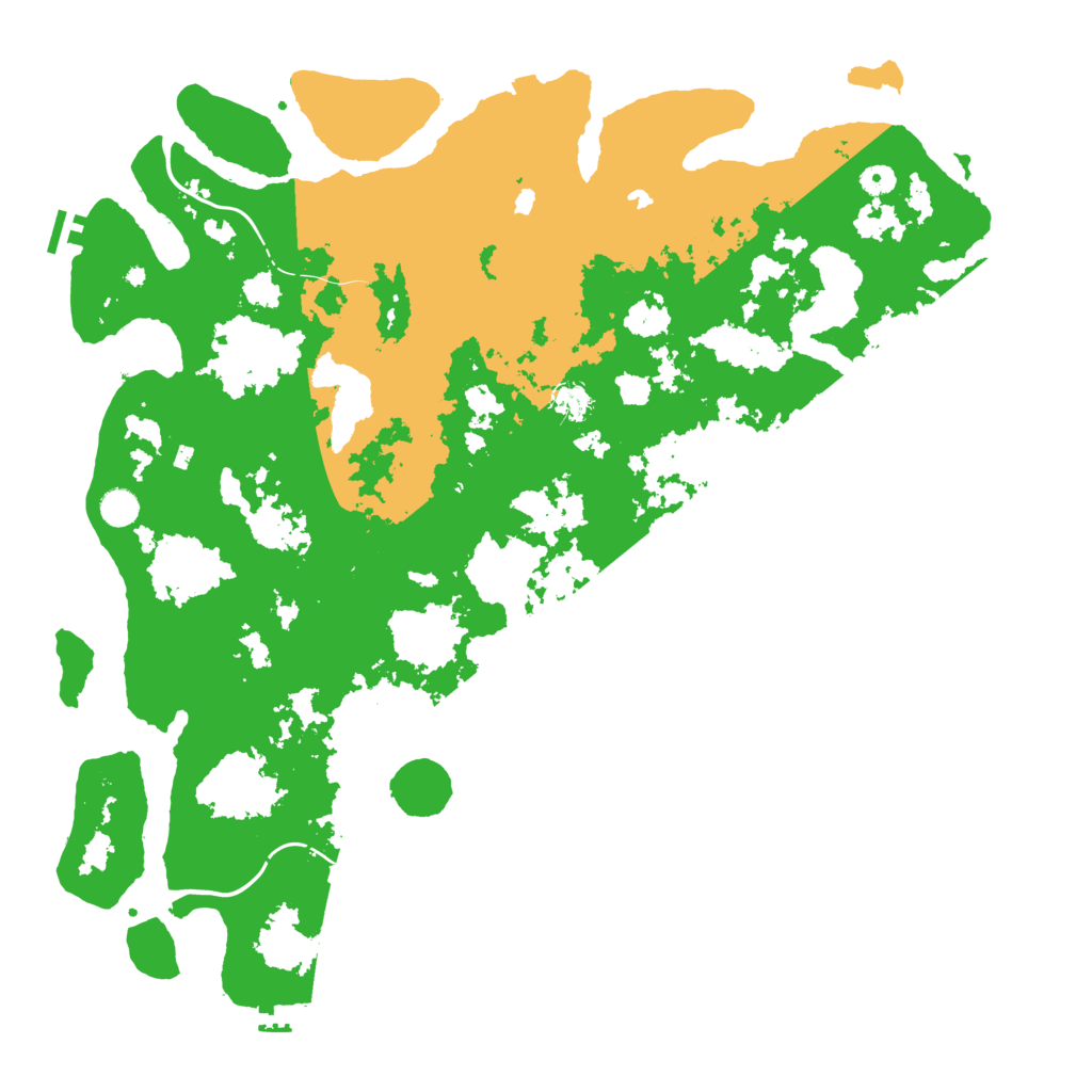 Biome Rust Map: Procedural Map, Size: 5000, Seed: 58324