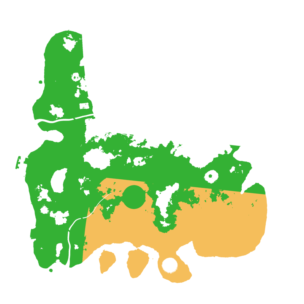 Biome Rust Map: Procedural Map, Size: 3500, Seed: 1507452587
