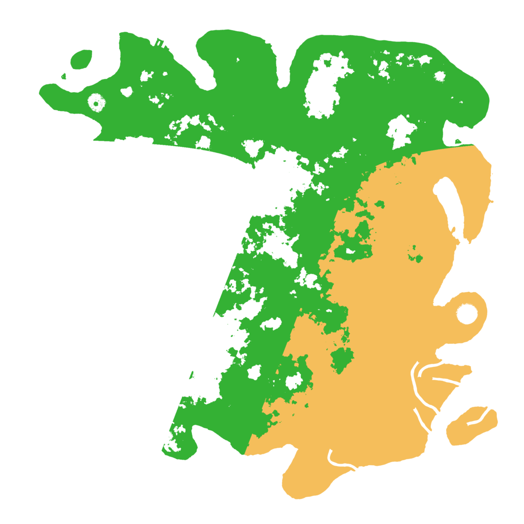 Biome Rust Map: Procedural Map, Size: 4500, Seed: 2007