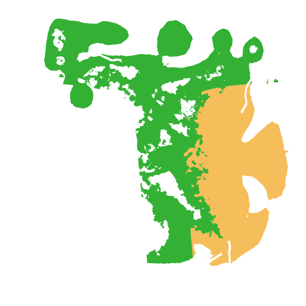 Biome Rust Map: Procedural Map, Size: 3500, Seed: 32309