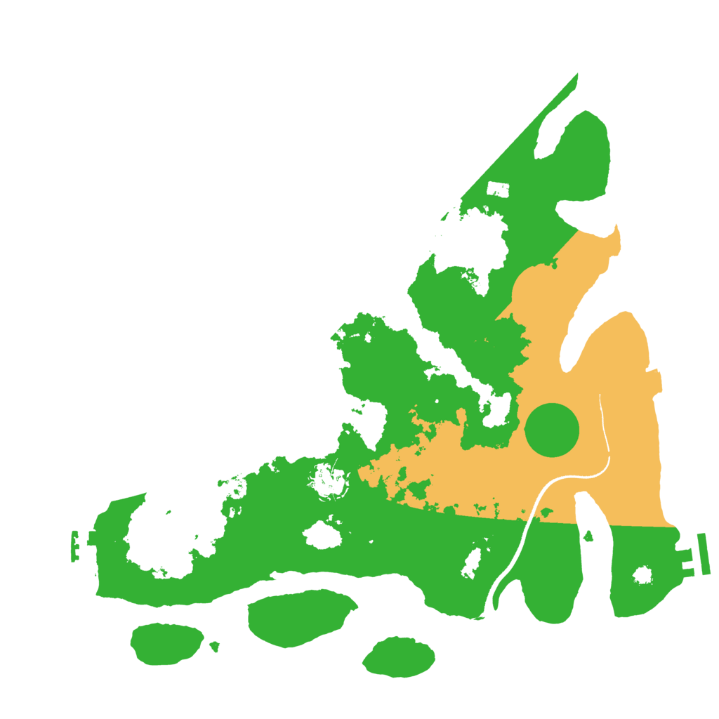 Biome Rust Map: Procedural Map, Size: 3500, Seed: 2074503107