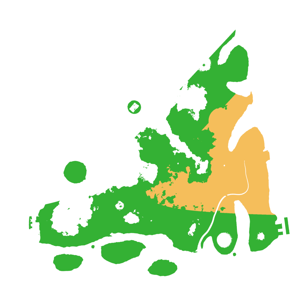 Biome Rust Map: Procedural Map, Size: 3500, Seed: 2074503107