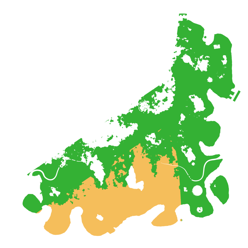 Biome Rust Map: Procedural Map, Size: 4250, Seed: 334428