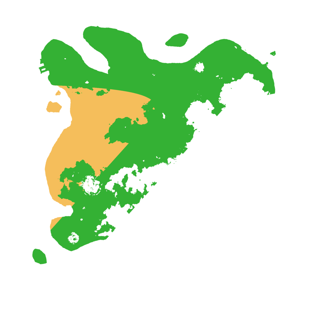Biome Rust Map: Procedural Map, Size: 3000, Seed: 18865