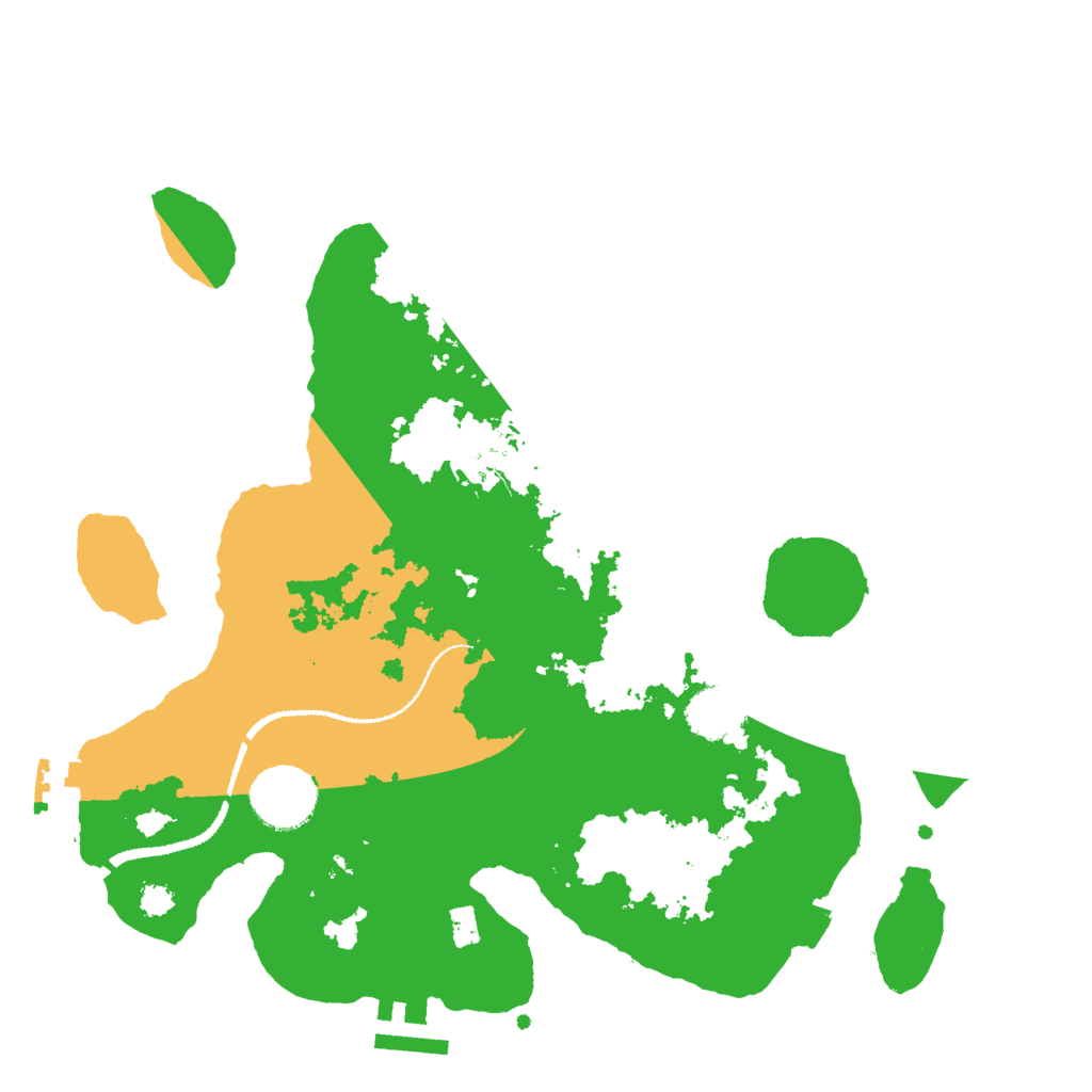 Biome Rust Map: Procedural Map, Size: 3000, Seed: 67327