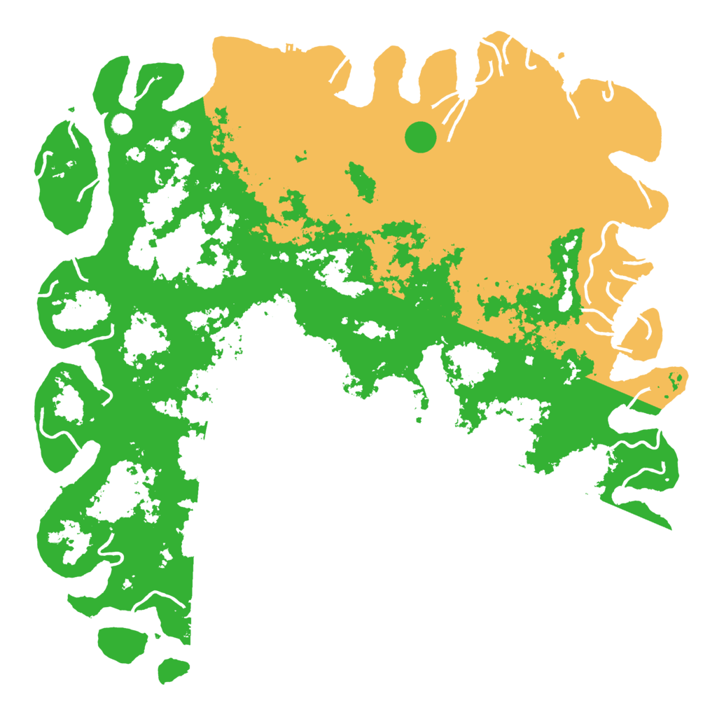Biome Rust Map: Procedural Map, Size: 6000, Seed: 1745165978