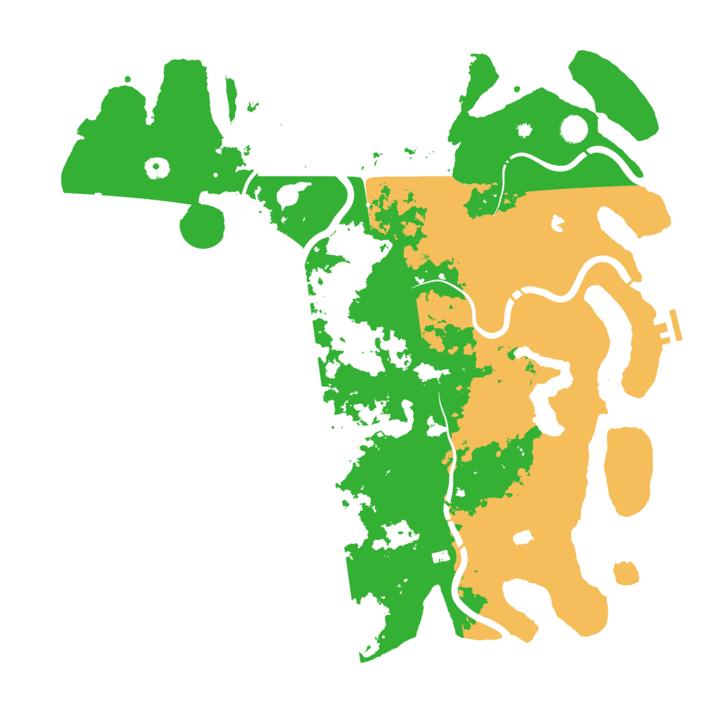 Biome Rust Map: Procedural Map, Size: 4500, Seed: 23216975