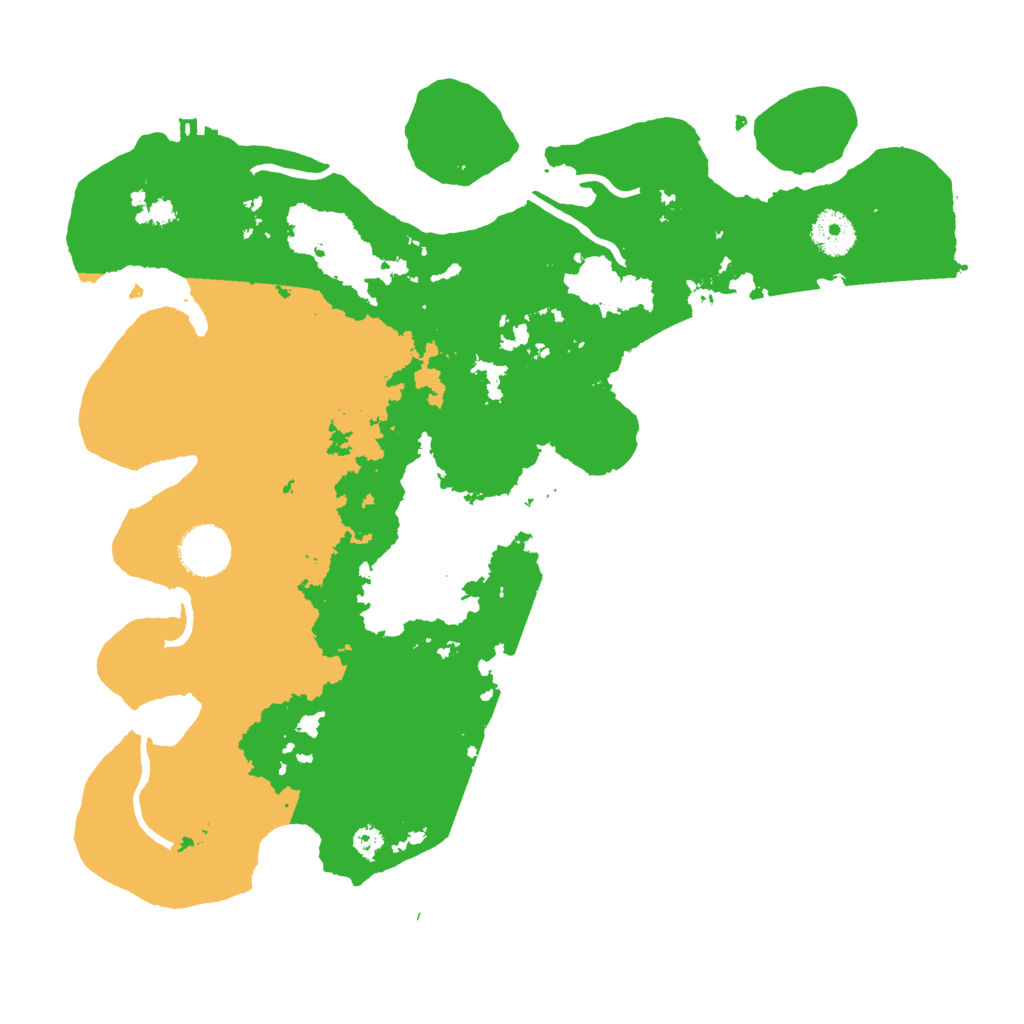 Biome Rust Map: Procedural Map, Size: 3500, Seed: 79882025