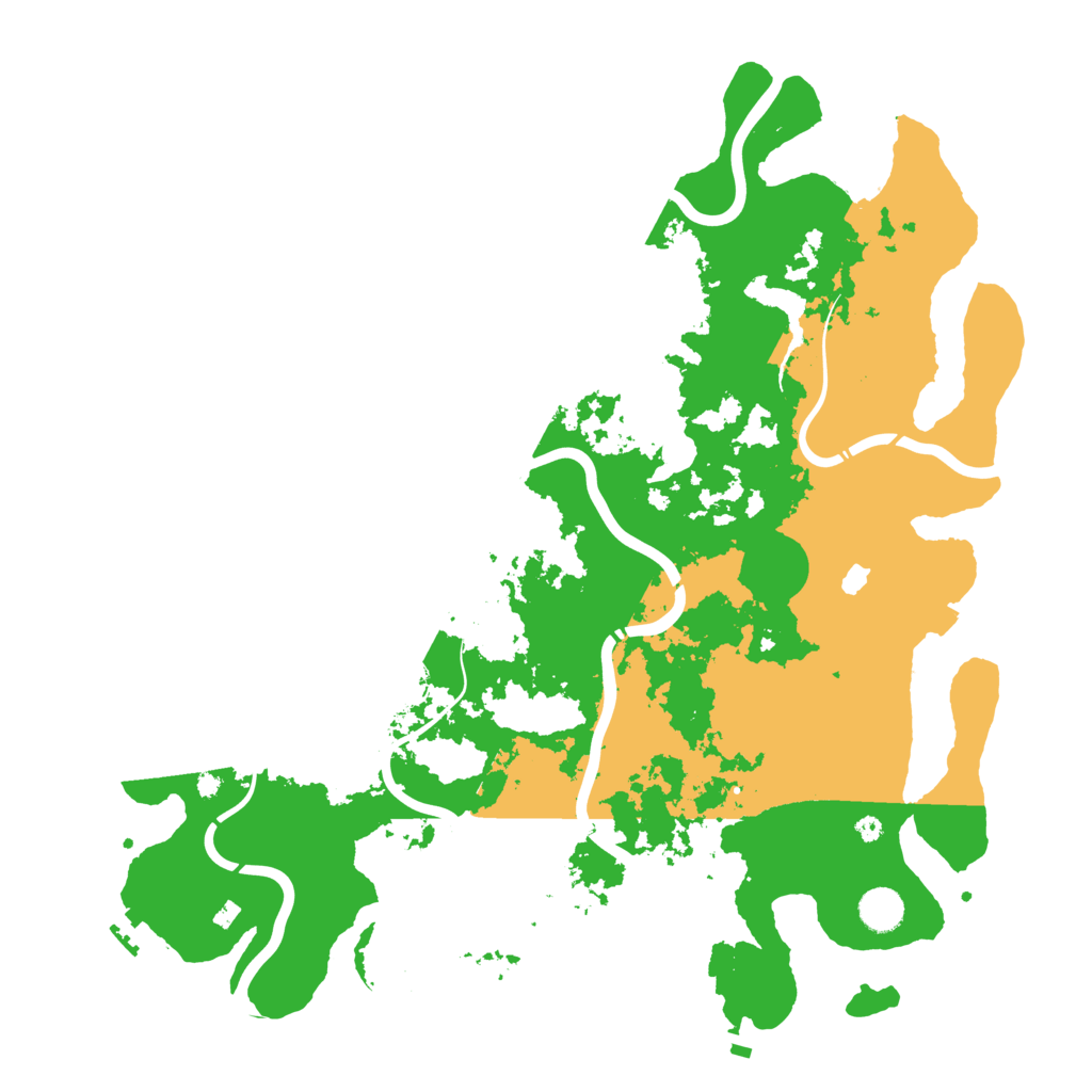 Biome Rust Map: Procedural Map, Size: 4300, Seed: 18768372