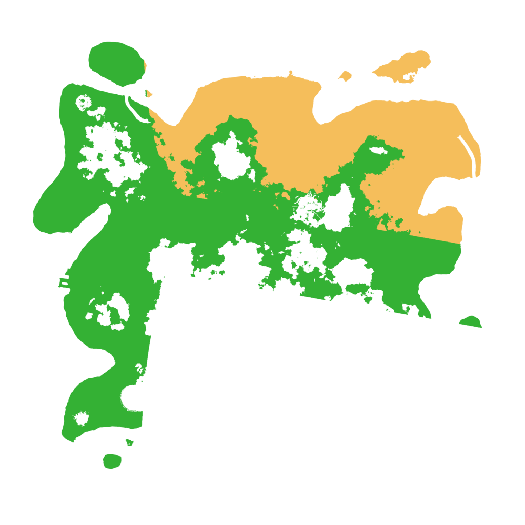 Biome Rust Map: Procedural Map, Size: 3500, Seed: 87164940