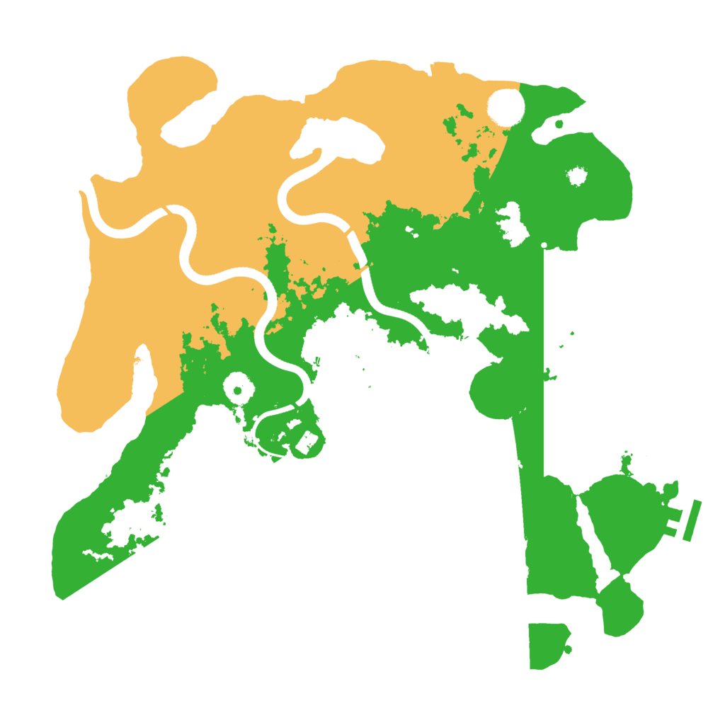 Biome Rust Map: Procedural Map, Size: 3500, Seed: 1582924807