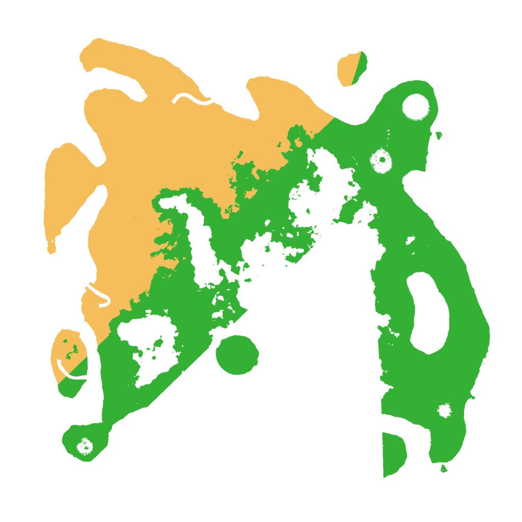 Biome Rust Map: Procedural Map, Size: 3500, Seed: 14460368