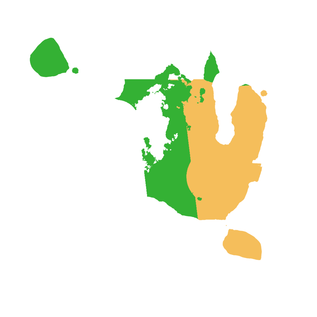 Biome Rust Map: Procedural Map, Size: 2000, Seed: 33542202