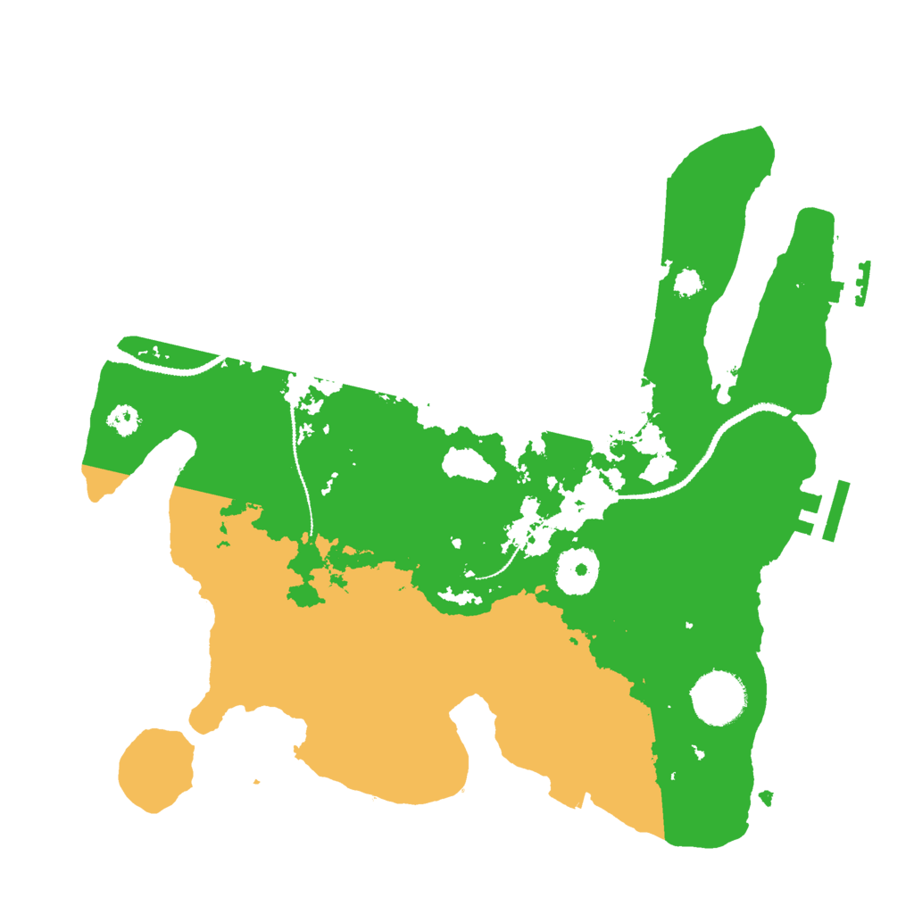 Biome Rust Map: Procedural Map, Size: 3000, Seed: 1220290422