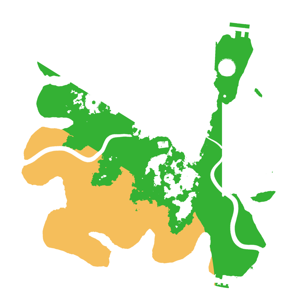 Biome Rust Map: Procedural Map, Size: 3000, Seed: 464787077
