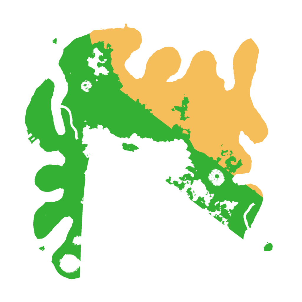 Biome Rust Map: Procedural Map, Size: 2899, Seed: 8675309