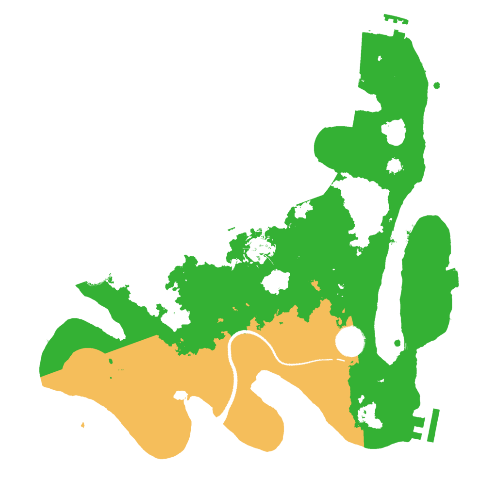 Biome Rust Map: Procedural Map, Size: 3000, Seed: 8037416