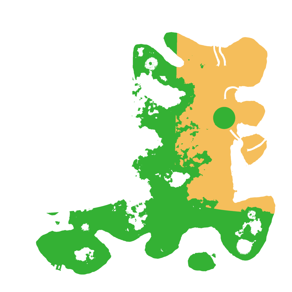 Biome Rust Map: Procedural Map, Size: 3500, Seed: 1796985436