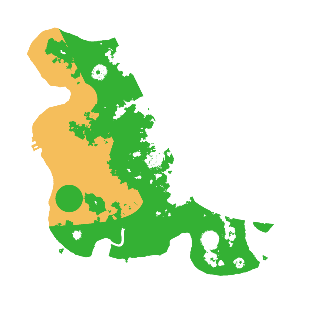 Biome Rust Map: Procedural Map, Size: 3000, Seed: 779636927