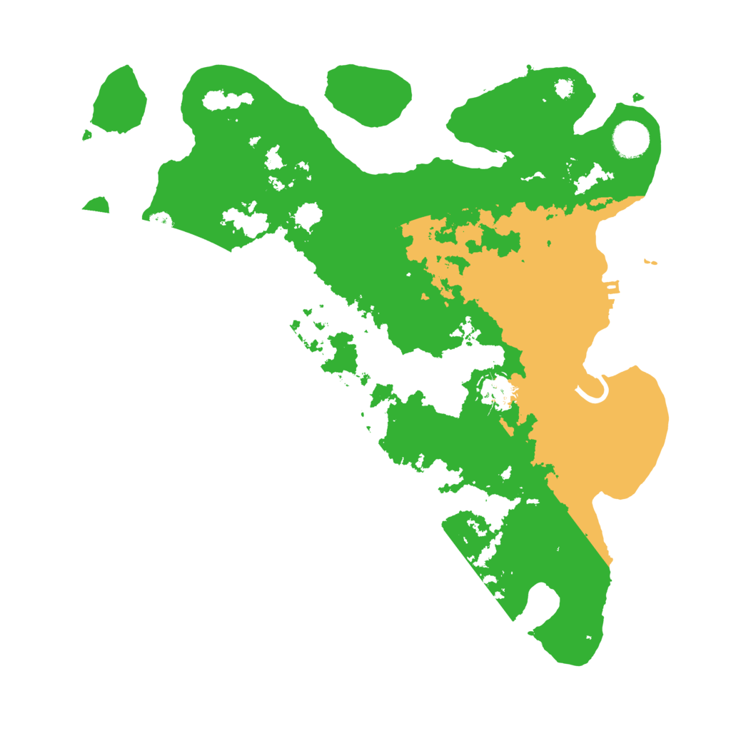 Biome Rust Map: Procedural Map, Size: 3500, Seed: 44403135