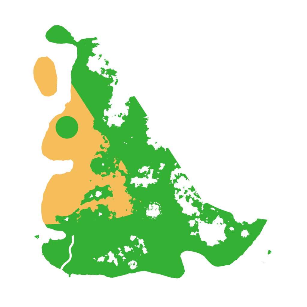 Biome Rust Map: Procedural Map, Size: 3600, Seed: 92472171