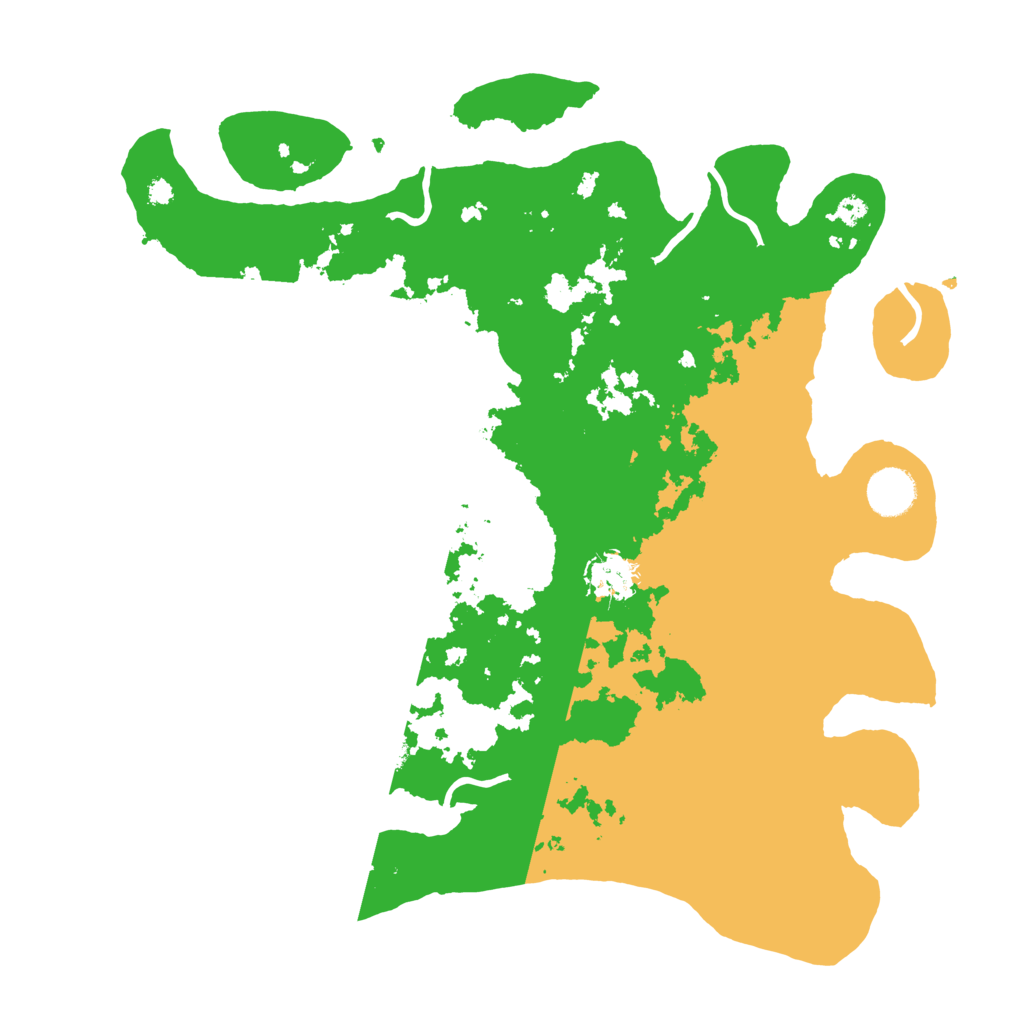 Biome Rust Map: Procedural Map, Size: 3700, Seed: 1442145710